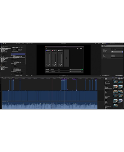 screenshot of Final Cut Pro