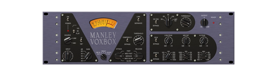 Screenshot of the UAD Manely VoxBox plugin